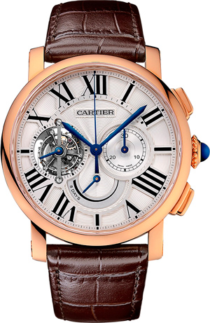 Rotonde de Cartier Tourbillon Chronograph watch by Cartier