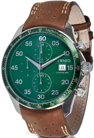 Christopher Ward C7 Rapide MK II British Racing Green LE watch