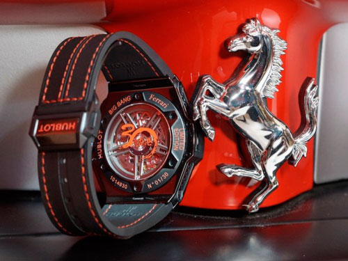 Big Bang Ferrari Hong Kong Limited Edition watch caseback