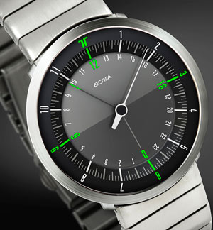 Botta-Design DUO green watch