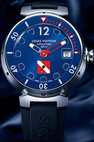 Tambour Diving II Auto Blue watch