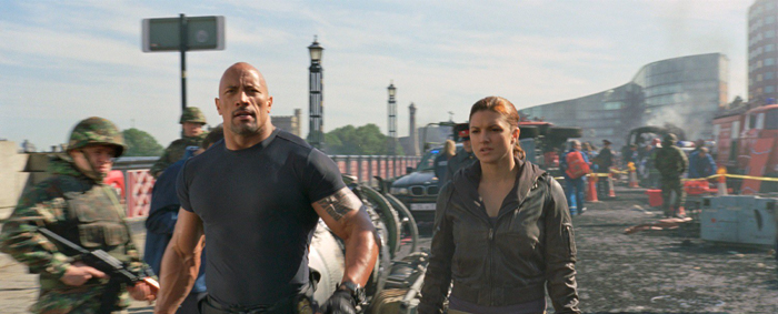 Oris ProDiver Date watch in "Fast and Furious 6" movie on Dwayne Johnson's wrist