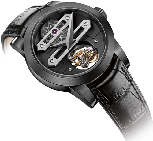 DLC Titanium Bi-Axial Tourbillon watch