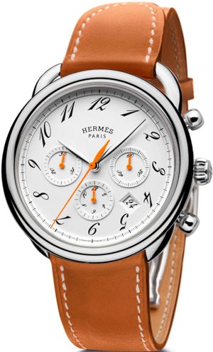 Hermes Arceau Bridon Chronograph watch