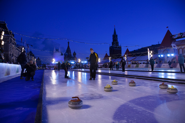 World tour curling stage “Red Square Classic”