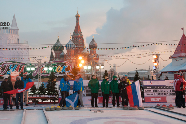 World tour curling stage “Red Square Classic”