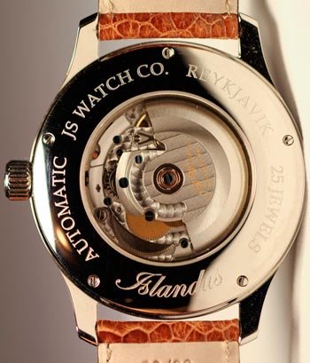 Islandus 44mm watch caseback