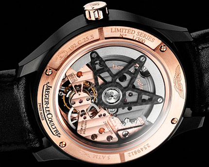 Jaeger-LeCoultre AMVOX3 Tourbillon GMT watch caseback
