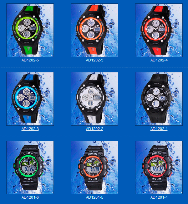 Ohsen-SJumping-figure-Watches-Plastic