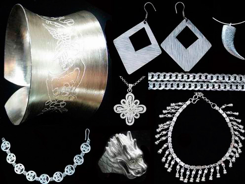 silver jewelry