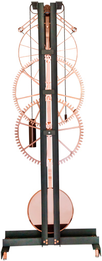 Time Machine Kupfer clock