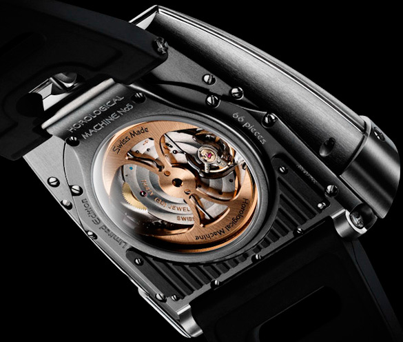 MB&F HM5 On The Road Again watch caseback