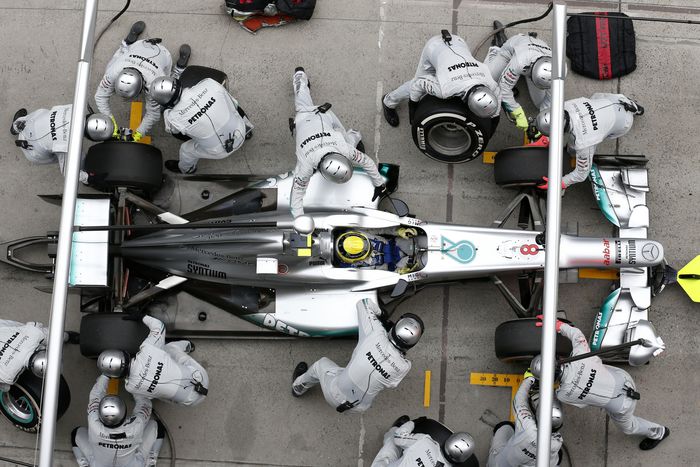 Mercedes AMG Petronas racing team