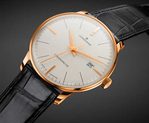 Meister Chronometer Gold watch by Junghans