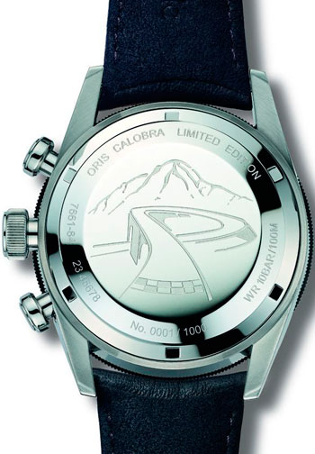 Calobra Limited Edition watch caseback