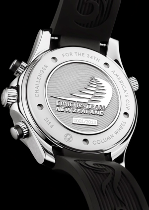 Omega Seamaster Diver ETNZ Limited Edition watch caseback