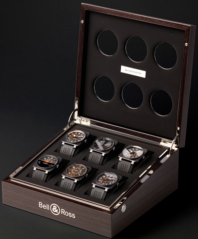 box-case with Bell & Ross watches