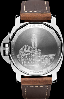 Panerai Luminor Marina Boutique Edition Firenze PAM 411 watch backside
