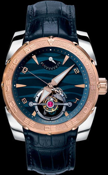Pershing Tourbillon Abyss watch by Parmigiani Fleurier