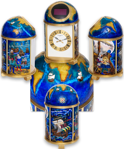 Le Tour du Monde de Magellan – desk clock by Patek Philippe