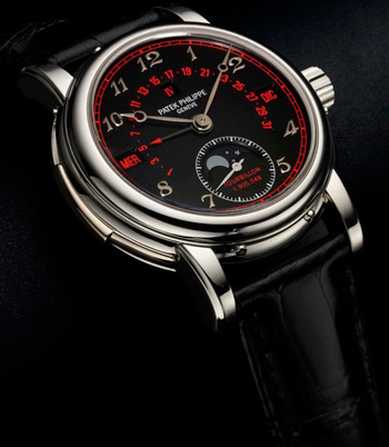Patek Philippe Platinum Ref 5016 Black & Red watch