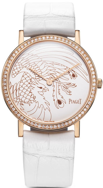 Piaget Dragon & Phoenix Altiplano (Ref. G0A36547) with silvered dial