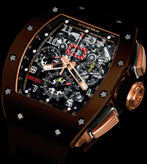 RM 011 Brown Silicon Nitride watch by Richard Mille