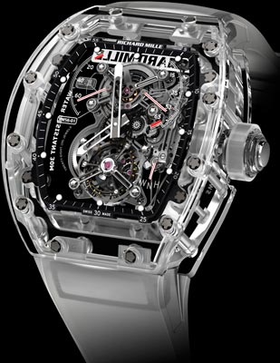 Tourbillon RM 56-01 Sapphire Crystall watch by Richard Mille