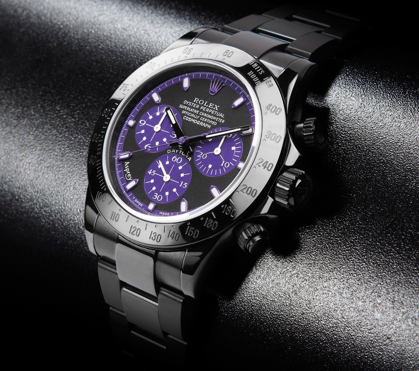 rolex daytona purple