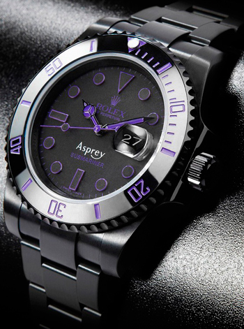 Rolex Submariner watch by Asprey and Bamford Watch Department