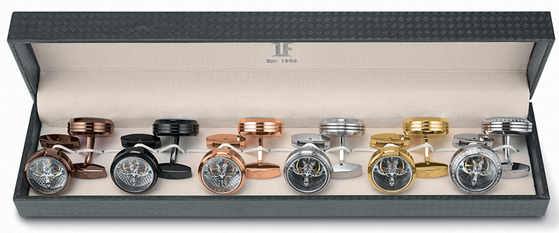 TF Est. 1968 cufflinks with tourbillon