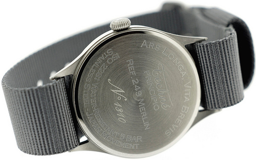 Merlin 249 watch caseback