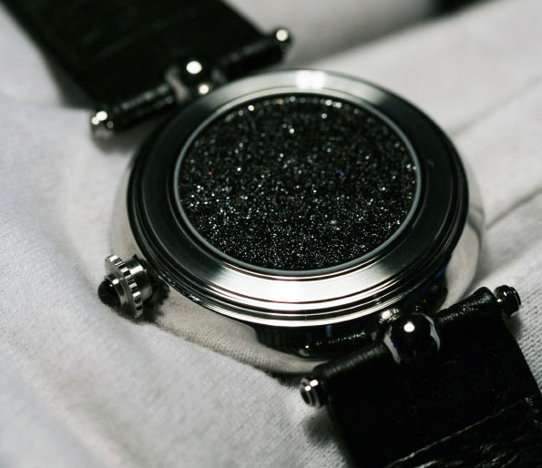 Sleek Sparkling Tiny Time watch backside