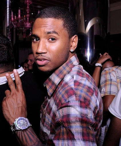 Trey Songz with Meister Ambassador watch