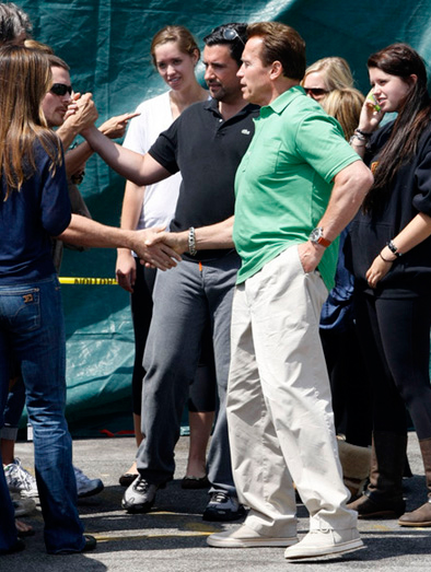 Schwarzenegger and his U-Boat watch