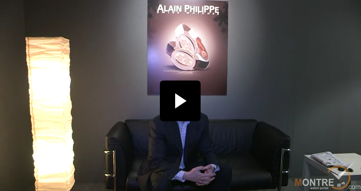 Alain Philippe watches presentation at BaselWorld 2012
