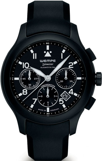 Zeitmeister Fliegeruhr Keramik Chronograph watch by Wempe