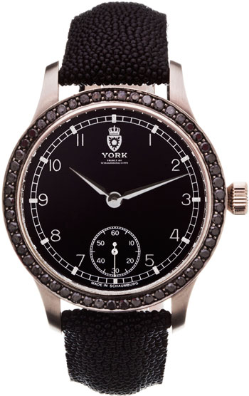 Royal Black Caviar watch by YORK