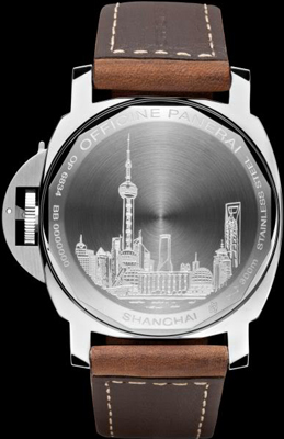 Panerai Luminor Marina Boutique Edition Shanghai PAM 420 watch backside