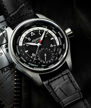 Startimer Pilot Worldtimer watch by Alpina