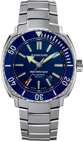 Aquascope Blue Diver Timepiece by JeanRichard