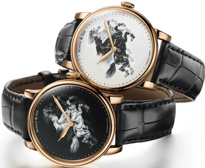 HM Horses Set watches by Arnold & Son
