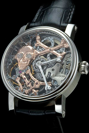 Real Skeleton watch by Kudoke