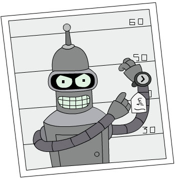 Robot Bender Rodriguez