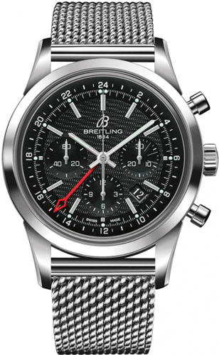 Breitling Transocean Chronograph GMT watch