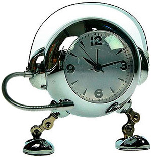 Robot alarm clock