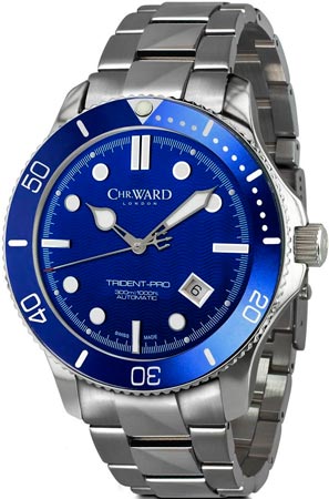 C60 Trident Pro Blue watch by Christopher Ward