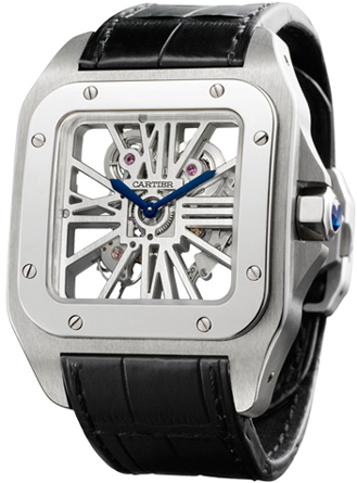 Cartier Santos 100 Skeleton watch