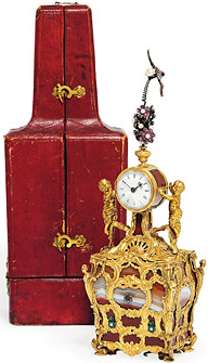desk clock, belonged to the Russian Emperor Pavel I