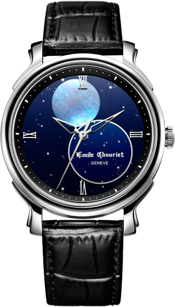 Moonphase watch by Emile Chouriet